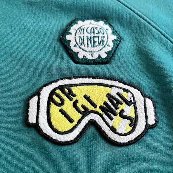 Colmar boys green patch applique sweatshirt size 8 - Picture 8 of 8